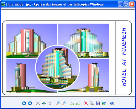 Fichier converti tel qu'il se présente dans le visualiseur par défaut.