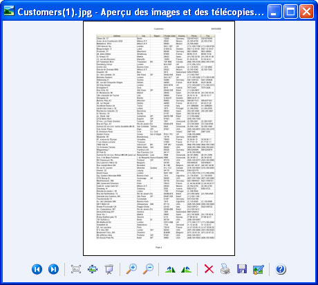 Fichier converti tel qu'il se présente dans le visualiseur par défaut.