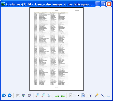 Fichier converti tel qu'il se présente dans Windows Picture ou Fax Viewer.