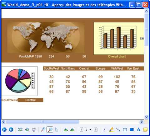 Fichier converti tel qu'il se présente dans Windows Picture ou Fax Viewer.