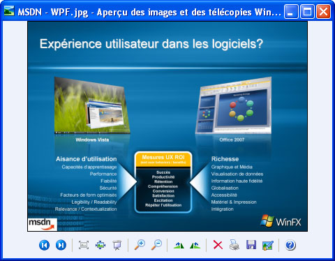 Fichier converti tel qu'il se présente dans Windows Picture ou Fax Viewer.