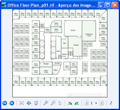 Fichier converti tel qu'il se présente dans le visualiseur par défaut.